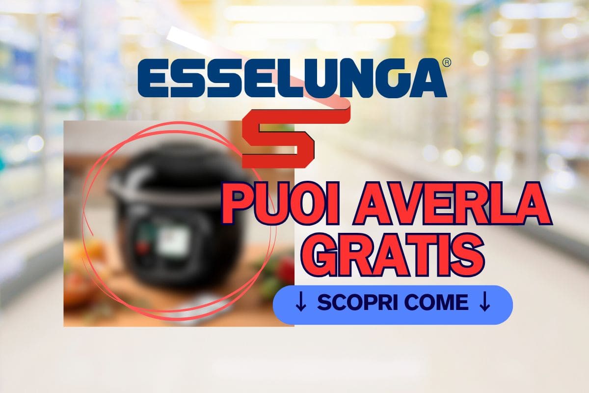 PENTOLA ESSELUNGA CON LOGO ESSELUNGA E SCRITTA PUOI AVERLA GRATIS SCOPRI COME