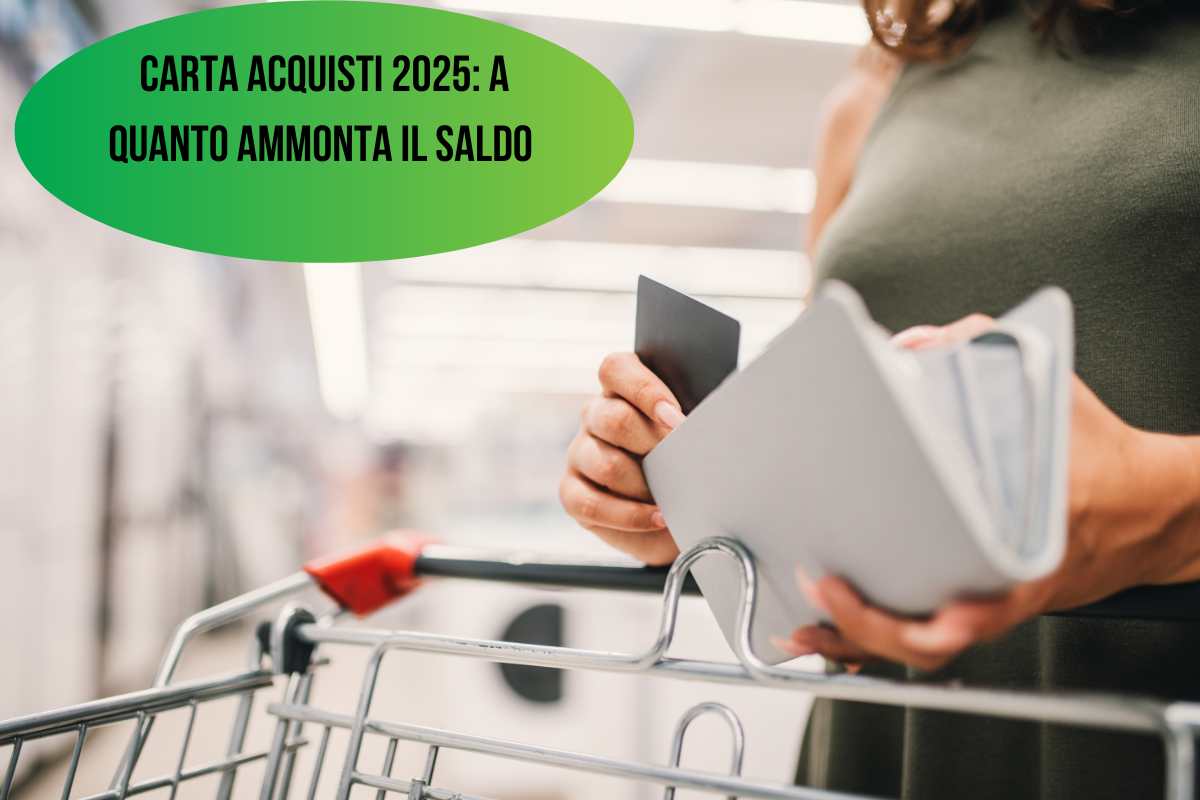 Carta Acquisti 2025: a quanto ammonta il saldo