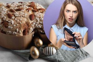 Colomba e uova di Pasqua