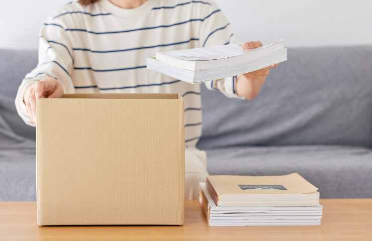 decluttering libri